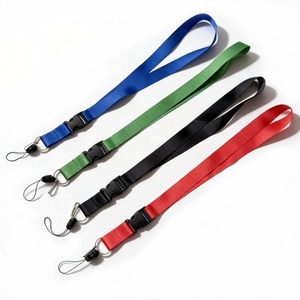 Cheap 2cm Wide <b>Polyester</b> <b>Lanyard</b> Business Work ID Card Holder Neck Strap Badge Hanging Rope with Simple Clip - Product Image 6