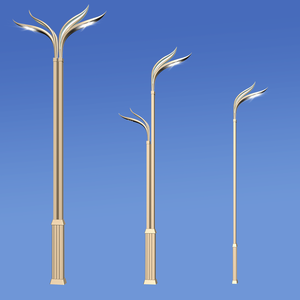 Farola inteligente impermeable personalizada para exteriores 6M 8M IP65 con cámara HD CCTV WIFI equipo de carga - Product Image 5