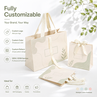 Sacs en papier de luxe faits main sur mesure OEM avec lamination, tailles personnalisées pour cadeaux de fête, marchandises de détail et emballages professionnels
