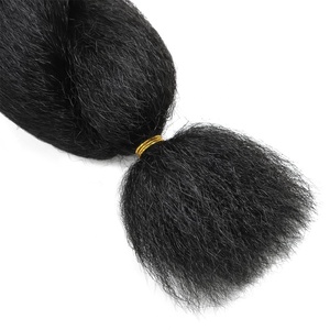 Extensiones de Cabello Afro de 16 Pulgadas al por Mayor, Mechas para <span class=keywords><strong>Trenzas</strong></span>, Fibra de Alta Temperatura, Mezcla Vixen, Cabello Rizado - Product Image 5