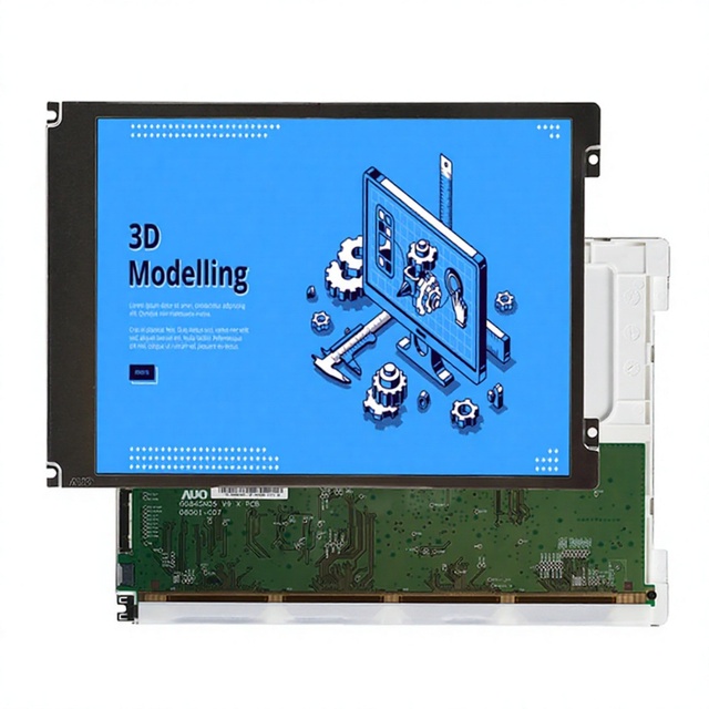 AUO G084SN05 V9 8.4 Inch TFT TN Display Mode LVDS Interface 800x600 450cd/m Brightness -30~+80 Industrial LCD Panel HMI