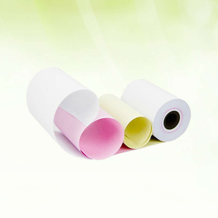 76mm 2ply 3ply Continuous Carbonless Paper