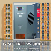 Module de découpe CNC LASER TREE à focale fixe de 45 mm, lumière bleue 5W 450nm, haute précision, garantie 1 an, protection des yeux, neuf