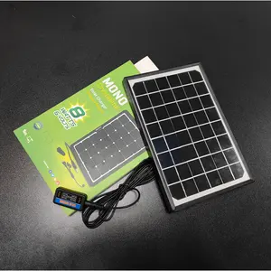 Mini Home Adaptive Solar 10W Panel With Charging Usb Cable Solar Charger For Mobile Phone