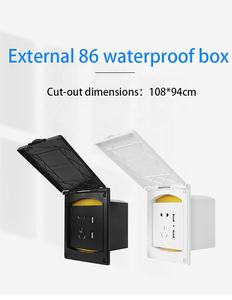 TYTXRV – Boîtier de prise de courant 86 emplacements de haute qualité pour caravane, étanche, avec ports USB, pour camping-car - Product Image 2