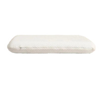 Oreiller de cou portable en mousse à mémoire de forme à rebond lent et rembourrage en latex, personnalisable, forme rectangulaire minimaliste, petit format, pour étudiants