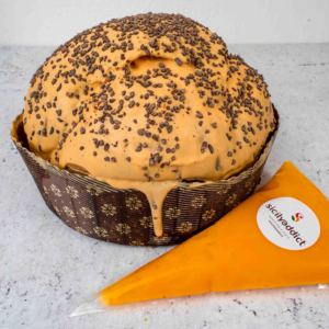 Panettone all'Arancia Sicilyaddict 1kg con Sacchetto per Decorazioni, Regalo di Natale, Stile Frutta, Alta Qualità - Product Image 1