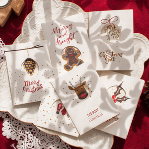 Cartes de Noël personnalisées de marque privée fabriquées en Chine avec option en carton, enveloppe personnalisée et impression sur papier recyclable - Product Image 3