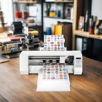 Nieuwe Versie Automatische A3 + Zelfklevend Papier Vinyl Sticker Vas Cutter Plotter Auto Voeding Stans Snijmachine Voor Custom Stickers