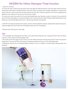 Shampoo tonifiant violet en gros OEM ODM Étiquette personnalisée Correcteur de couleur professionnel pour cheveux blonds Shampooing de salon à bas prix - Product Image 5