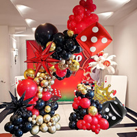 Nouvel ensemble de ballons en latex en forme de fraise pour la fête des mères, Halloween, décoration murale de fond pour garçons et filles