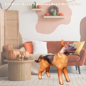 Décoration de chien berger allemand gonflable en PVC, imperméable et pliable, légère pour la maison - Product Image 4