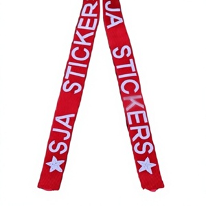 Best Notre Dame High School Embroidered Green <b>Polyester</b> <b>Lanyard</b> Rectangular Shape Personalized Design Stylish for Bages - Product Image 6