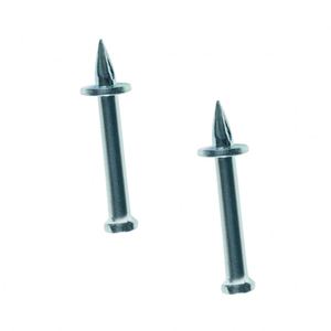 Goupille de fixation en acier zingué sur mesure 1/4 x 1 1/4 pour pièce de lampe à LED à marteau, avec pointe acérée et tête plate - Product Image 5