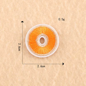 小さな鉄の刺繍アルファベットパッチ<span class=keywords><strong>1</strong></span>インチA-Z文字カラフルな刺繍パッチ子供服衣類 - Product Image 5