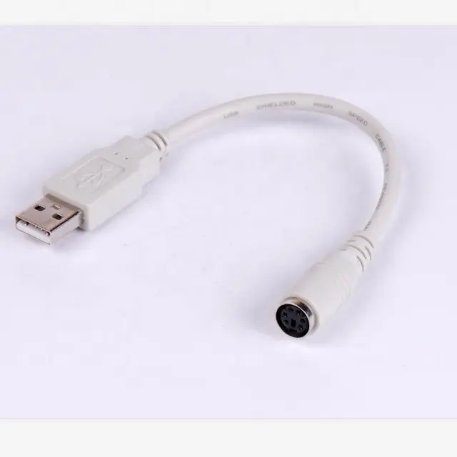 PS2 connector usb am to mini din6F keyboard usb mouse cable