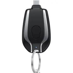 1500 mAh xách tay Mini USB ngân hàng điện nhỏ khẩn cấp sạc pin keychain sạc