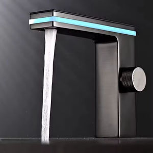 Robinet de lavabo moderne avec affichage de la température LED, robinet de lavabo de salle de bain, mélangeur d'<span class=keywords><strong>eau</strong></span> <span class=keywords><strong>chaude</strong></span> et froide, robinet de lavabo - Product Image 3