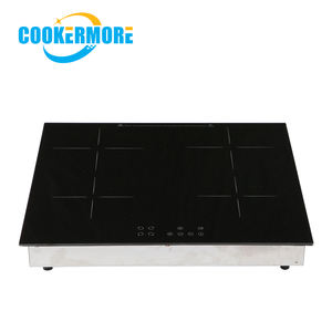 Индукционная плита с 2 конфорками, встраиваемая, для бытового использования, с сенсорным управлением, керамическая поверхность, нержавеющая сталь, производство Китай - Product Image 2