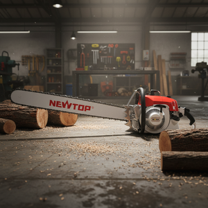 Motosierra de Gasolina de 2 Tiempos de Grado Industrial NT10500 OEM, 105.7cc, 4.8kW, Barra Guía de 36 Pulgadas para Cortar Madera de Árboles Grandes - Product Image 1