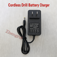 Kit combiné batterie rechargeable Li-Ion 12V et chargeur pour perceuse sans fil, avec chargeur mural en plastique