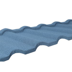 Tegole rivestite in pietra con Texture di sabbia di colore naturale moderno tegole in metallo ondulato DX51D rivestite in pietra colorata resistente al calore - Product Image 2