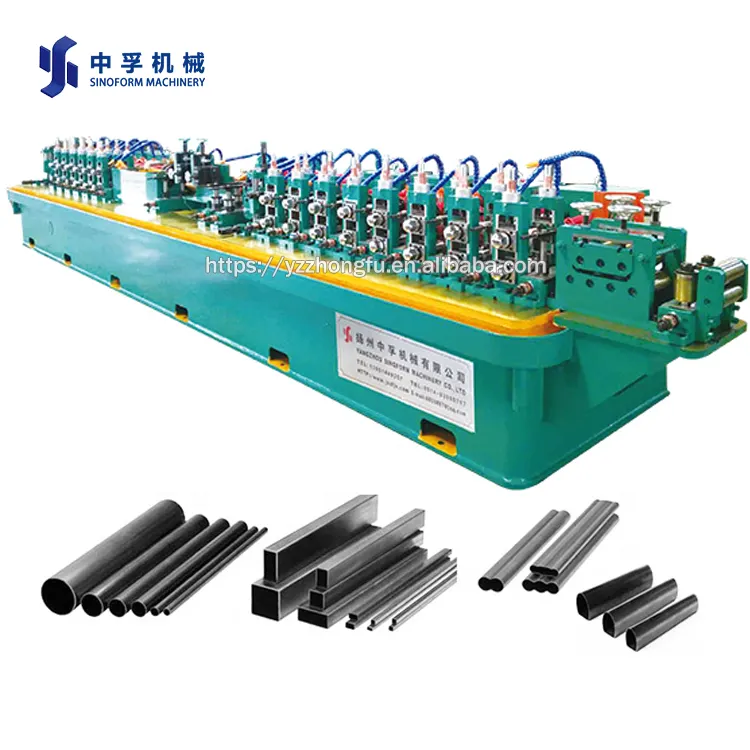 High Quality Precision Welded ERW Steel Tube Making Machine Round Pipe Production Line