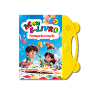 Livre électronique interactif en gros pour l'apprentissage : Machine éducative, livre audio-illustré, livre électronique tactile et sonore en portugais/anglais