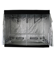 Grande serre hydroponique 240CM 'D' porte 600D PVC cadre en métal bois pour salle de culture intérieure culture hydroponique couleur verte