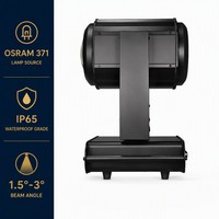 Lyre à tête mobile Sharpy Beam 380, étanche IP65, pour événements, mariages, concerts, location, scène