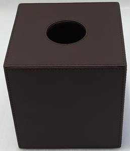 Boîte à mouchoirs en similicuir et tissu en filet de qualité supérieure - Product Image 2