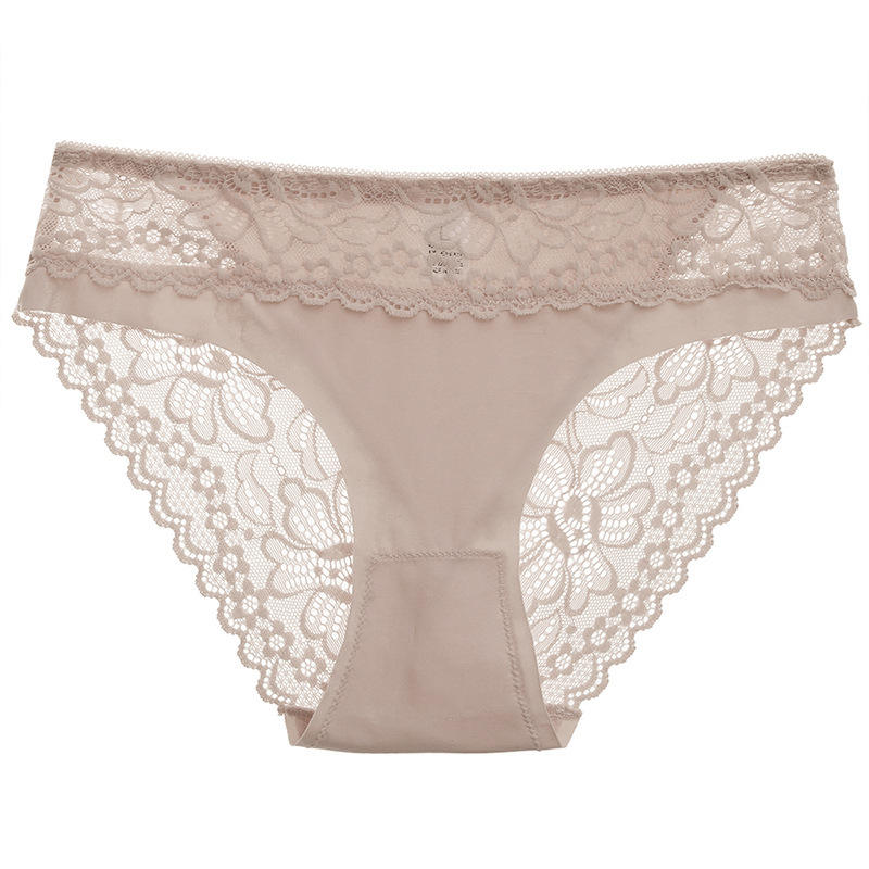 Women Cheap Common Wholesale Panties Low Price by the Dozen Pack 12 Pcs Ladies Panty Cotton Lace Underwear