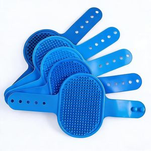 แปรงนวดสัตว์เลี้ยง TPR รูปทรงโค้งสำหรับเครื่องมือกรูมมิ่งแมวขนยาว - Product Image 1