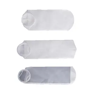 Bolsa de filtro de líquido PP no tejido bolsa de filtro industrial de purificación de agua de polipropileno