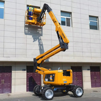 Plateforme élévatrice articulée diesel XGA16K de 16,6 m, capacité de 350 kg, plateforme de travail mobile pour la construction