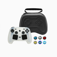 Sac de rangement rigide et capuchons de protection en silicone pour manettes Steam Deck, accessoires de jeu