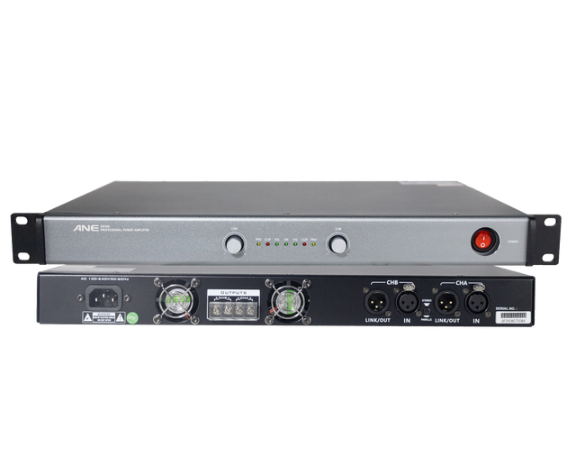DA300 D Class Rack Mount Amp with PSZ Terminal and Intelligent Cooling Power Amplifier Professional PA High Sound System Audio