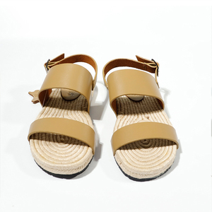 All'ingrosso estate pantofole da uomo di vendita calda di alta qualità in vera pelle <span class=keywords><strong>sandali</strong></span> da uomo <span class=keywords><strong>con</strong></span> <span class=keywords><strong>corda</strong></span> di canapa soletta sandalo per gli uomini - Product Image 4
