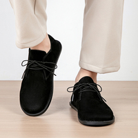 Mocassins Homme Grande Taille Transfrontaliers Décontractés Automne Double Usage en Fibre de Boeau avec Doublure en Velours et Daim Légers et Résistants à l'Usure