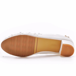 <span class=keywords><strong>3</strong></span> <span class=keywords><strong>cm</strong></span> Low Block Femmes Chaussures à talons Party Pumps Office Casual Shoes Lace White Wedding Sandals for Bride - Product Image 5