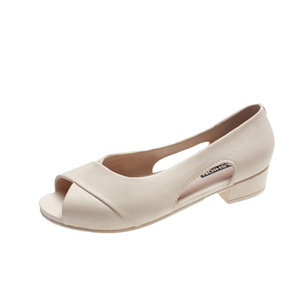 Sandales compensées élégantes à bout ouvert pour femmes, été, printemps, automne, respirantes, à enfiler, chaussures habillées à talons plats, résistantes à l'usure - Product Image 1