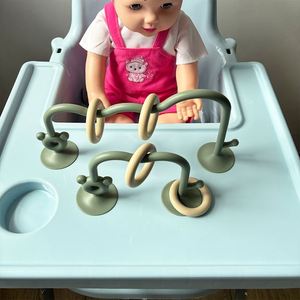 <b>Silicone</b> Children's Tabletop Toys <b>Bead</b>-Wrapped Early Education Puzzle Game 2-Piece Package Ages 7-12 Months Made Mainland China - Product Image 2