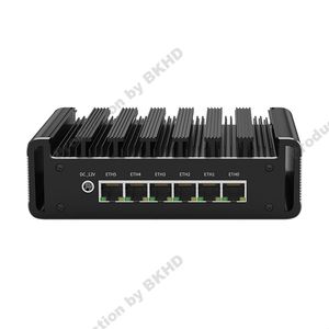 BKHD G31 8505 6LAN 6x2,5G Ventilador silencioso Ethernet Mini enrutador Firewall Alder Lake Support Pfsense MikROS - Product Image 1
