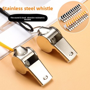 Silbato de Acero Inoxidable para Emergencias, Supervivencia, Deportes al Aire Libre, Entrenamiento, Competición, Ejercicio - Product Image 3