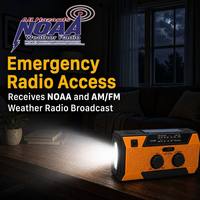 Custom Logo 5000mAh NOAA Alert Radio with Flashlight for Emergency Gift Kits and Safety Campaigns