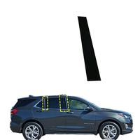 Chevy Equinox 2005-2023 Araba Kolon Siyah Ayna Orta Kolon Modifiye Pencere Kapı Çerçevesi Kapak Aksesuarları PVC