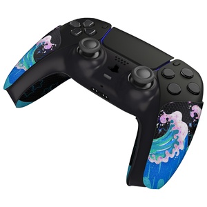 PlayVital Shimmering Waves - Almohadillas de Goma Suave con Textura Profesional Antideslizantes y Absorbentes del Sudor para el Control de PS5 - Product Image 5