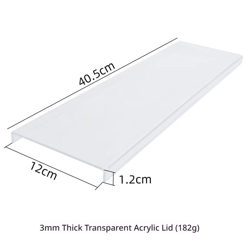 Couverture transparente en acrylique [198g]
