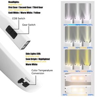 Lampe de lecture pour le cou, pour lire au lit, rechargeable par USB-C, lampe de lecture mains libres avec bras flexibles, 3 modes de couleur pour les voyages