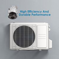 Climatiseurs split OEM à fréquence variable, système R410A, flux d'air équilibré, refroidissement efficace à long terme